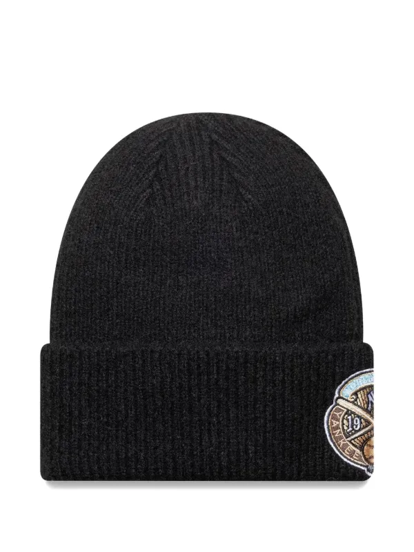 帽子 FCRB NEW ERA TAGGING KNIT CAP NEW ERA CAP Gorro Com Logo Bordado | Preto | FARFETCH BR