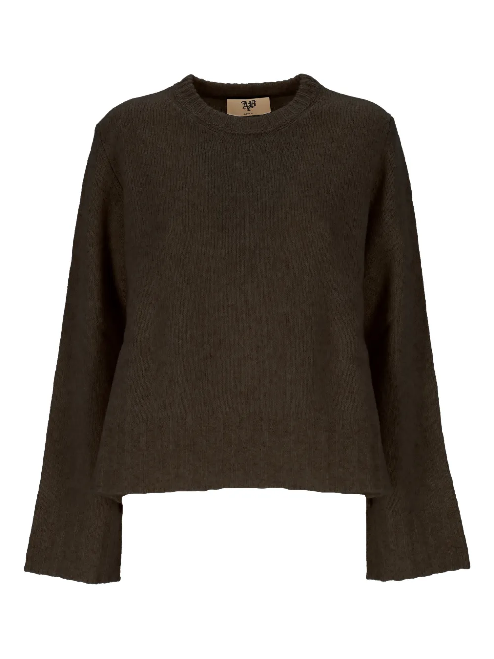 Aniye By Janine crew-neck sweater - Braun