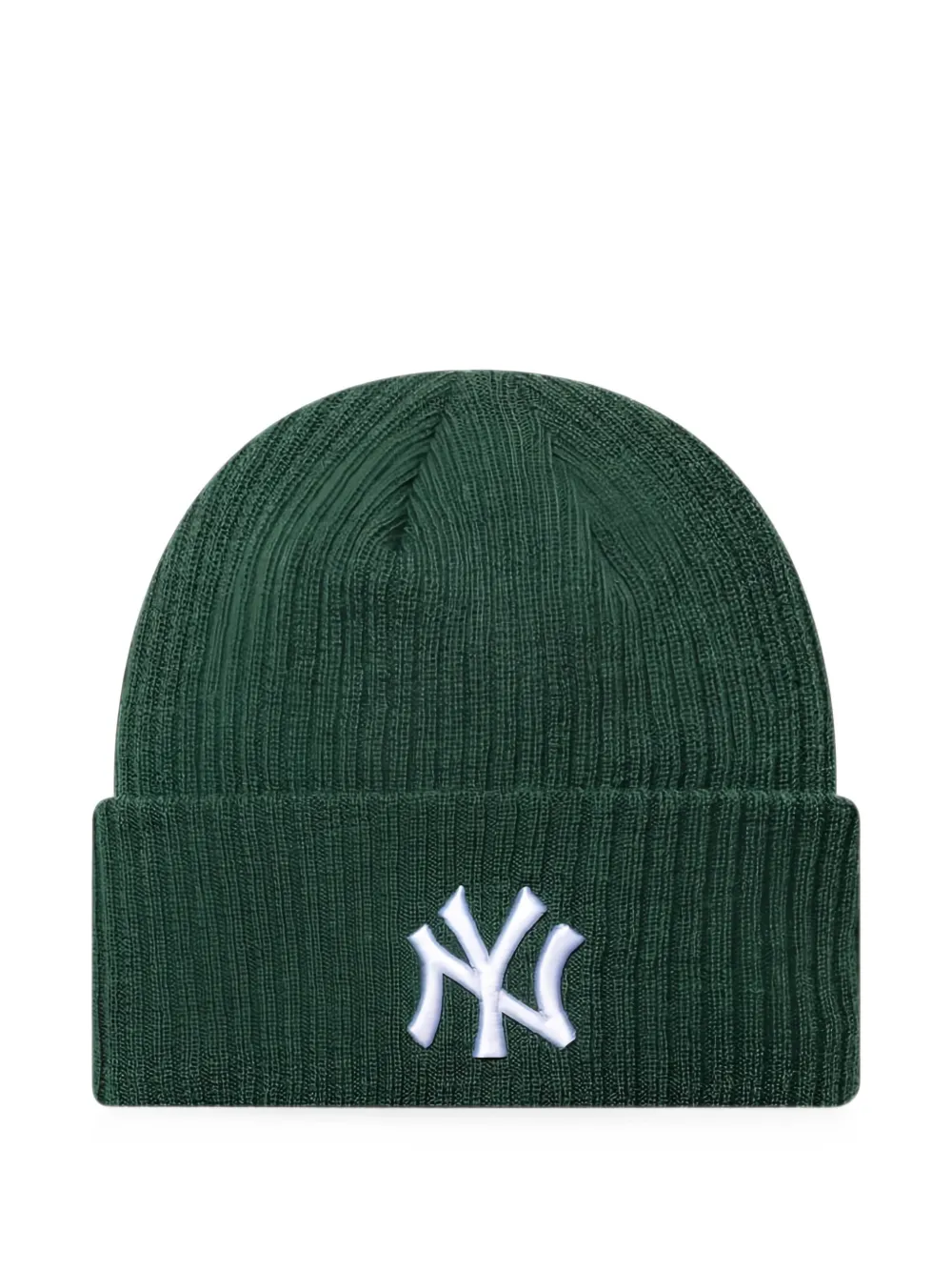 NEW ERA CAP logo-embroidered ribbed beanie hat - Verde