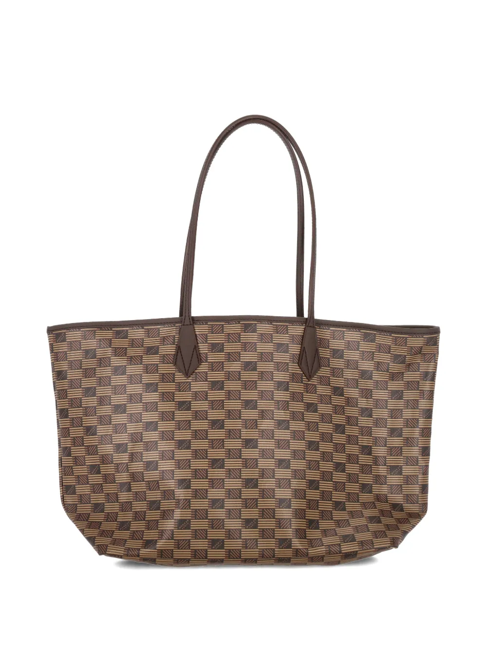 Moreau patterned tote bag - Bruin