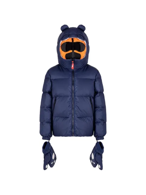 AI Riders on the Storm Young goggle-hood padded jacket