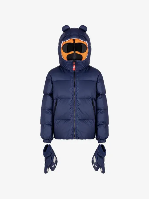 AI Riders on the Storm Young goggle-hood padded jacket