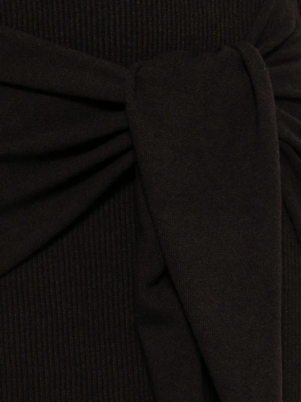 Federica Tosi Roll-neck Maxi Dress In Black