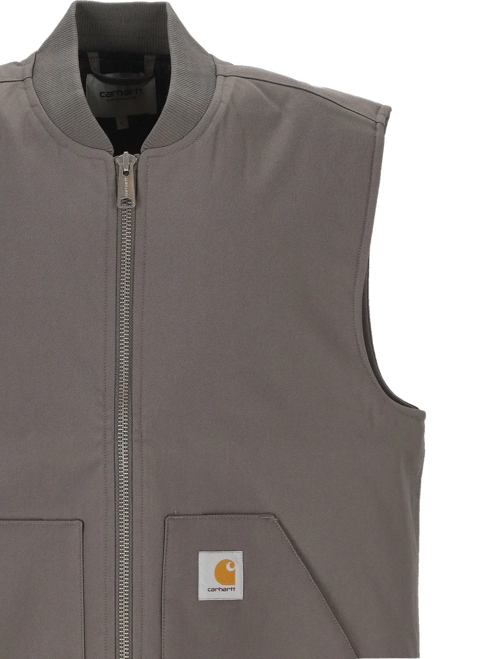 Carhartt WIP Leroy gilet met rits Grijs
