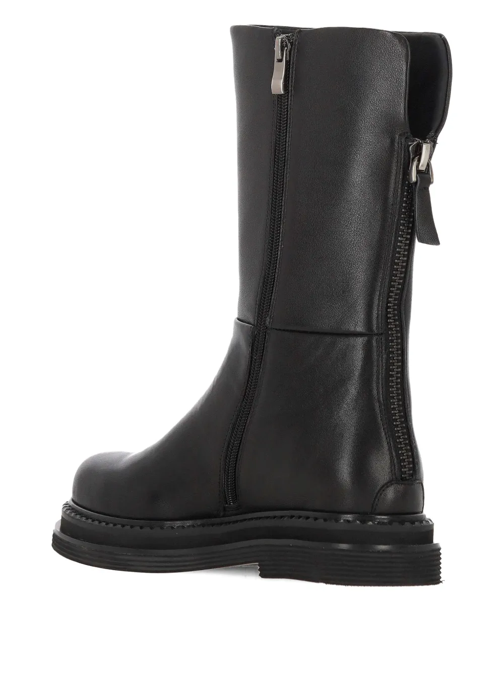 Bruno Premi zip leather boots Zwart