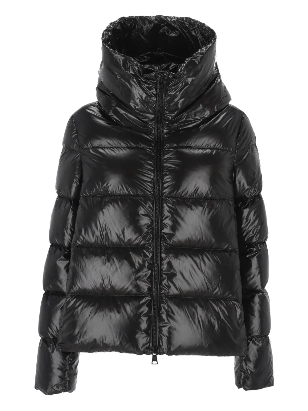EMMA E GAIA hooded jacket - Nero