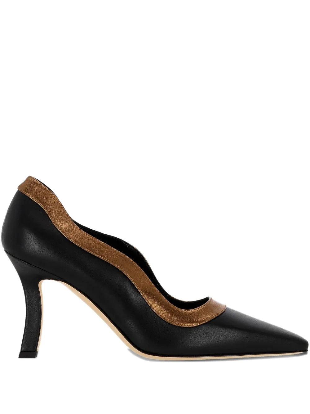 Manolo Blahnik escarpins à bords contrastants | noir | Image 1