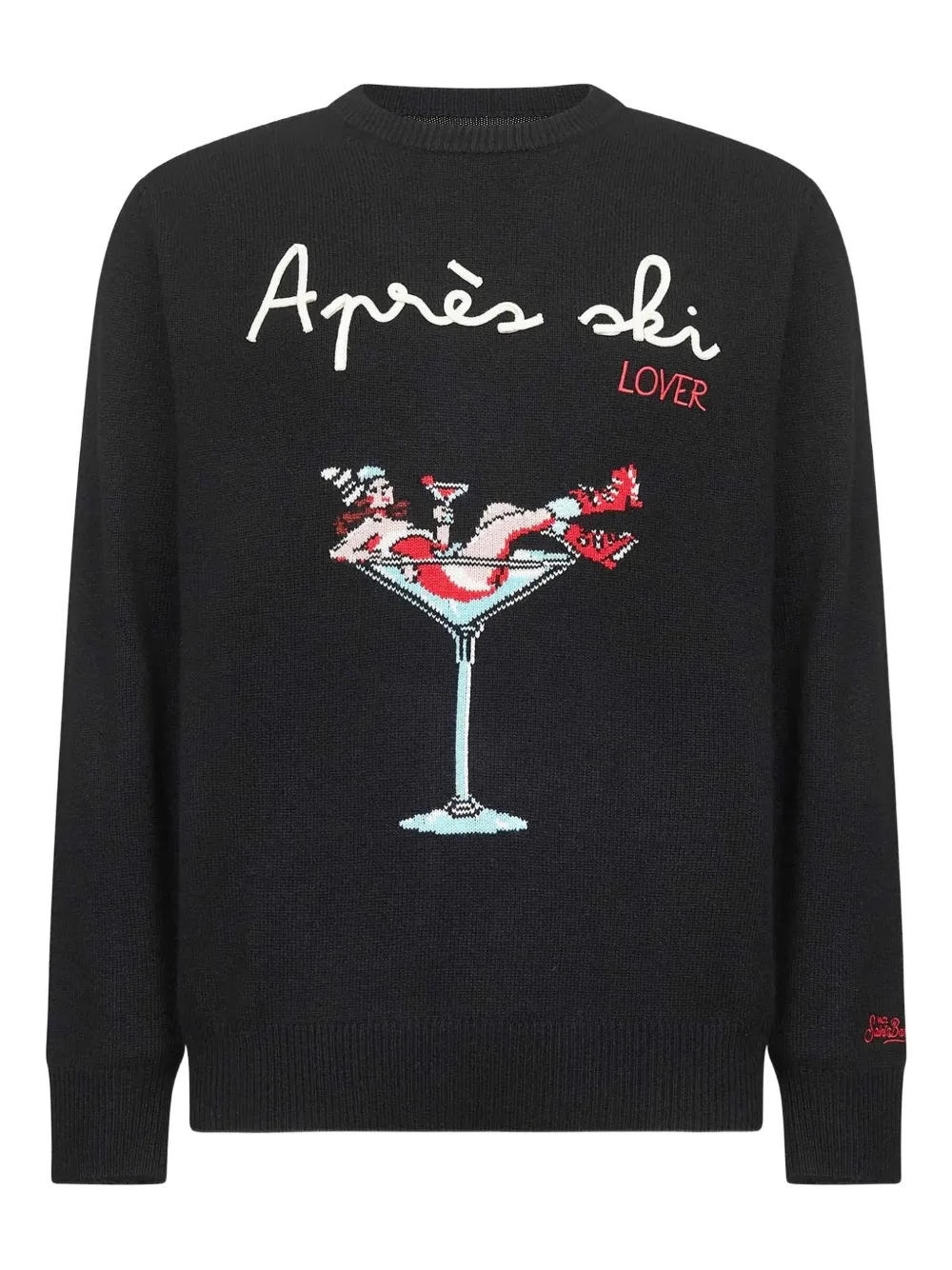 MC2 Saint Barth Heron graphic sweater - Schwarz