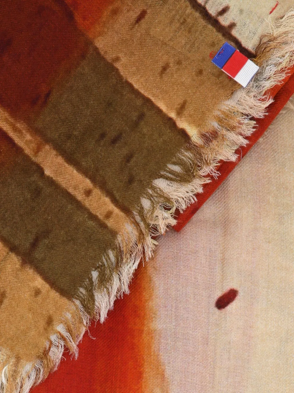 TALKING WALLS écharpe rayée Arlatan à franges | Homme | Image 2