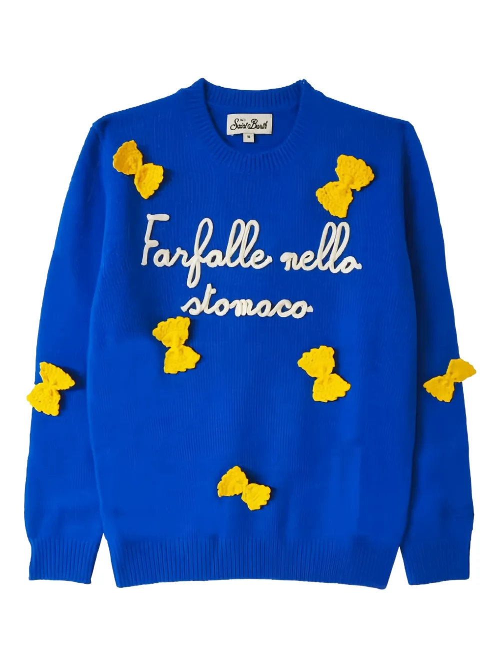 MC2 Saint Barth Kids Maglione con motivo Farfalle - Blu