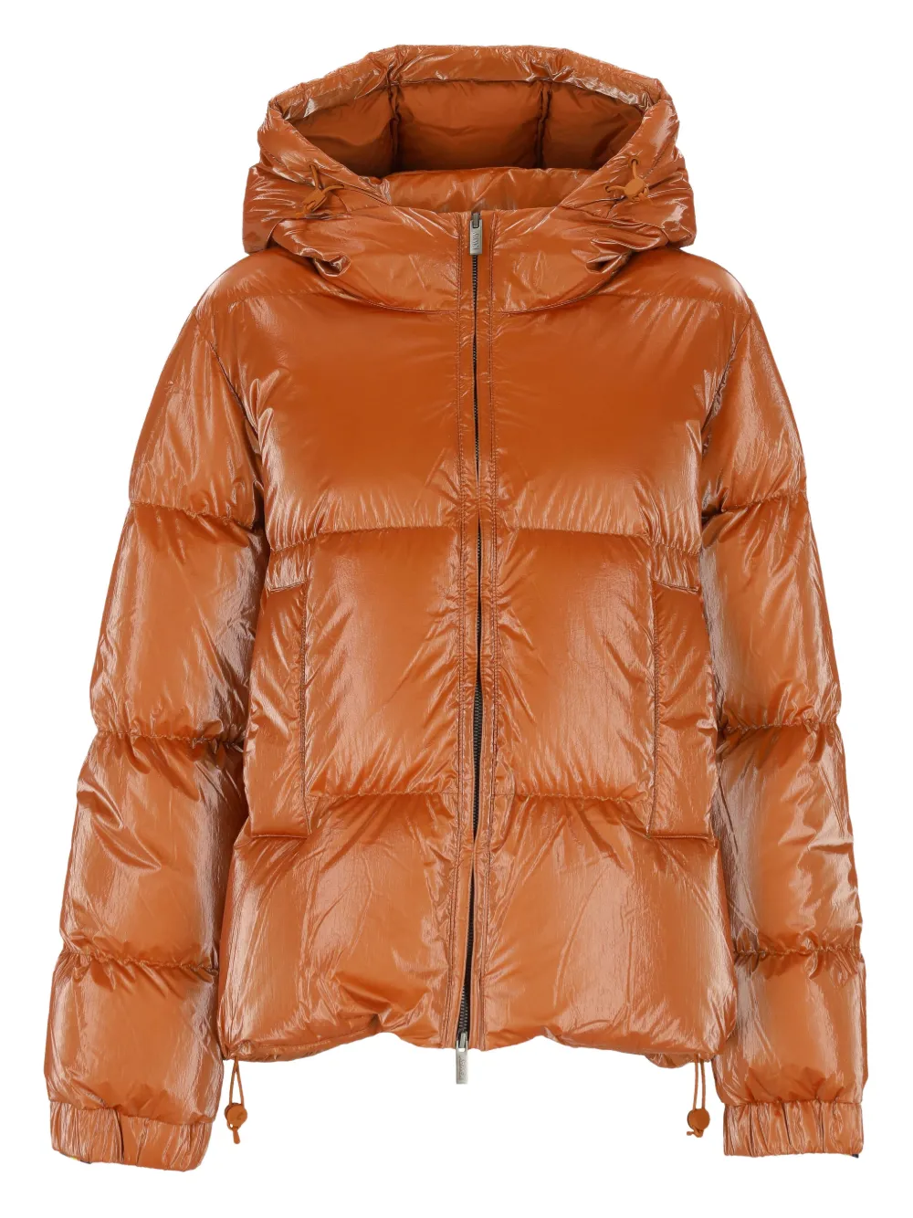 K-Way hooded padded jacket | Orange | Image 1