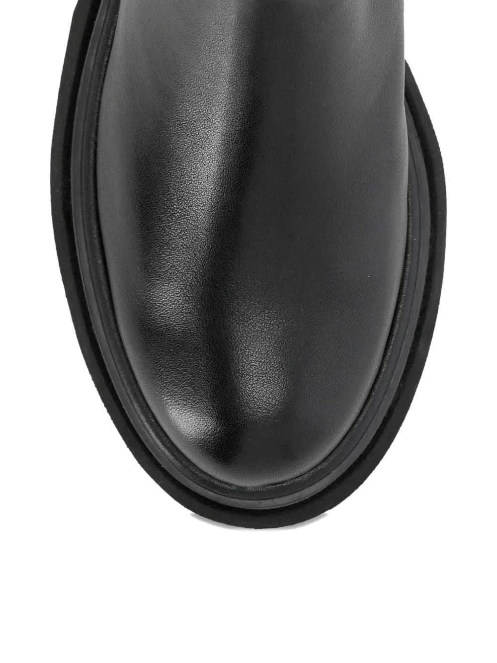 Bruno Premi leather over-the-knee boots Zwart