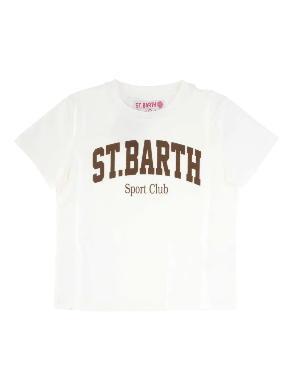 MC2 Saint Barth Kids T-shirt a girocollo - Bianco