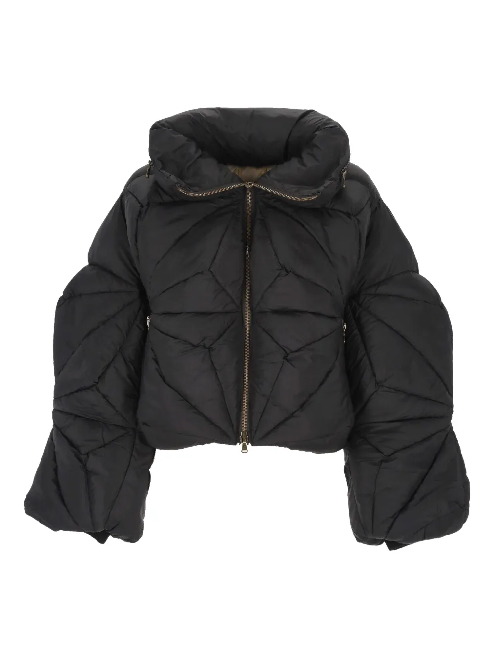Canadian Diamond geometric-quilted jacket - Nero