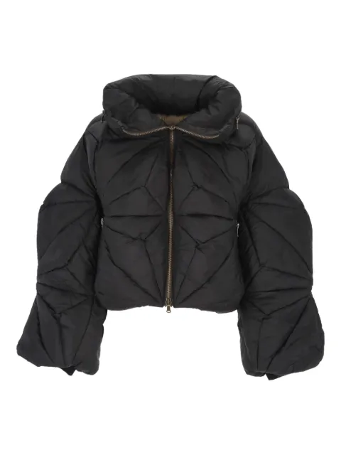 Canadian Diamond geometric-quilted jacket