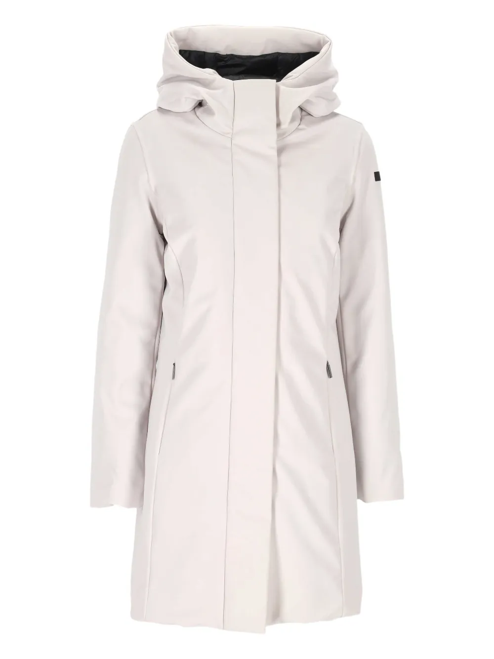 Rrd Surflex Hooded Long-sleeve Coat In White