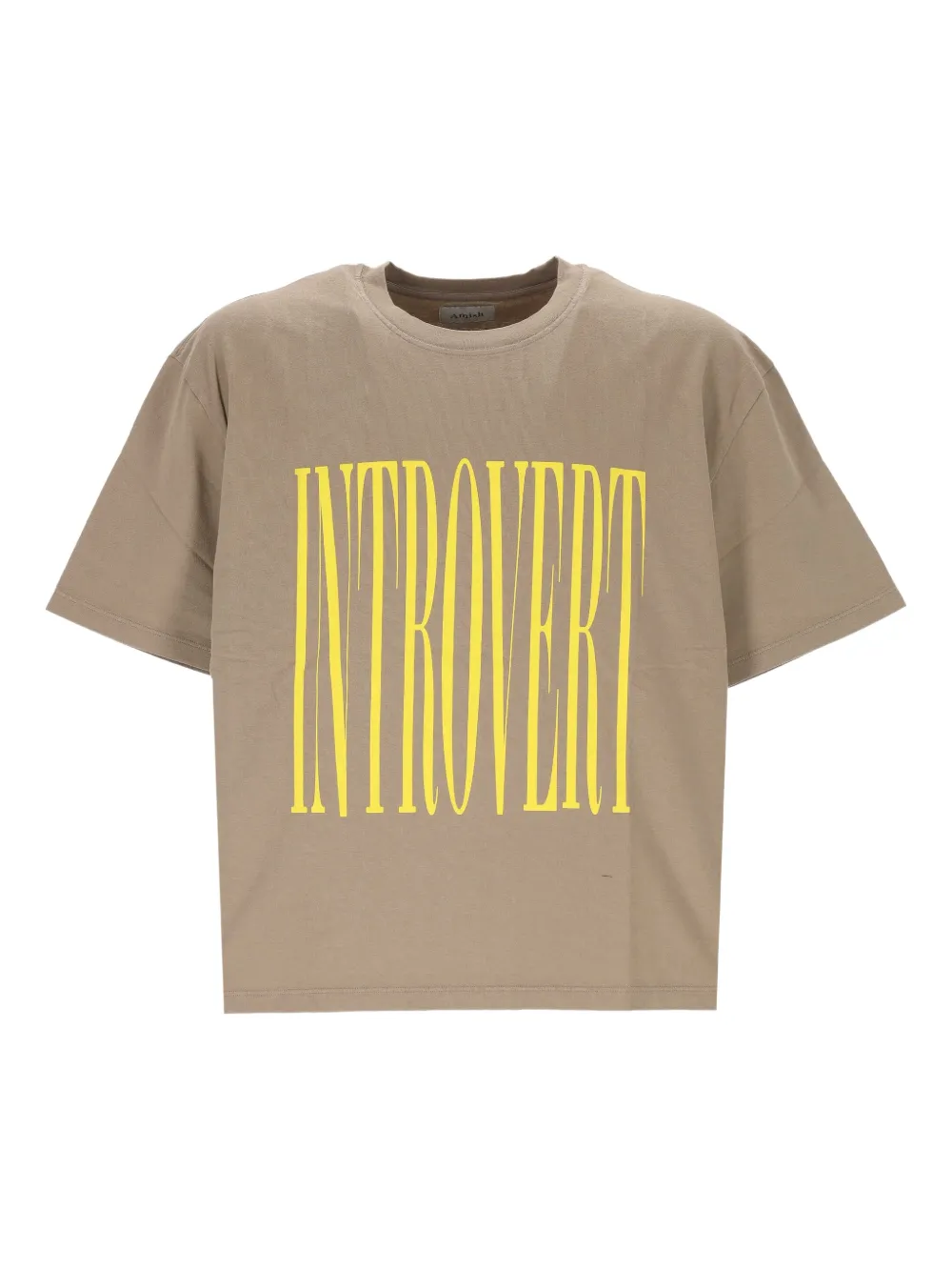 AMISH print T-shirt | Neutrals | Image 1