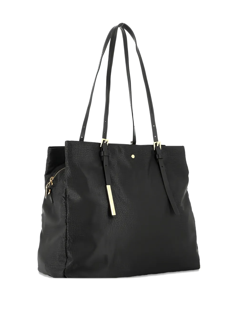 Borbonese grained tote bag | Image 2