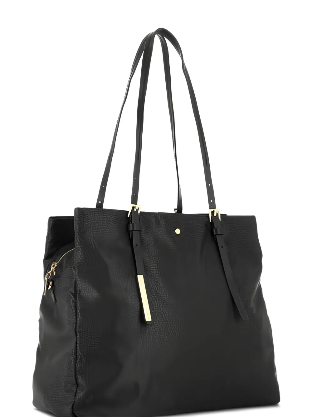 Borbonese grained tote bag | Image 2