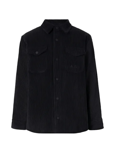 MC2 Saint Barth Kids camisa de pana con bolsillos y solapa