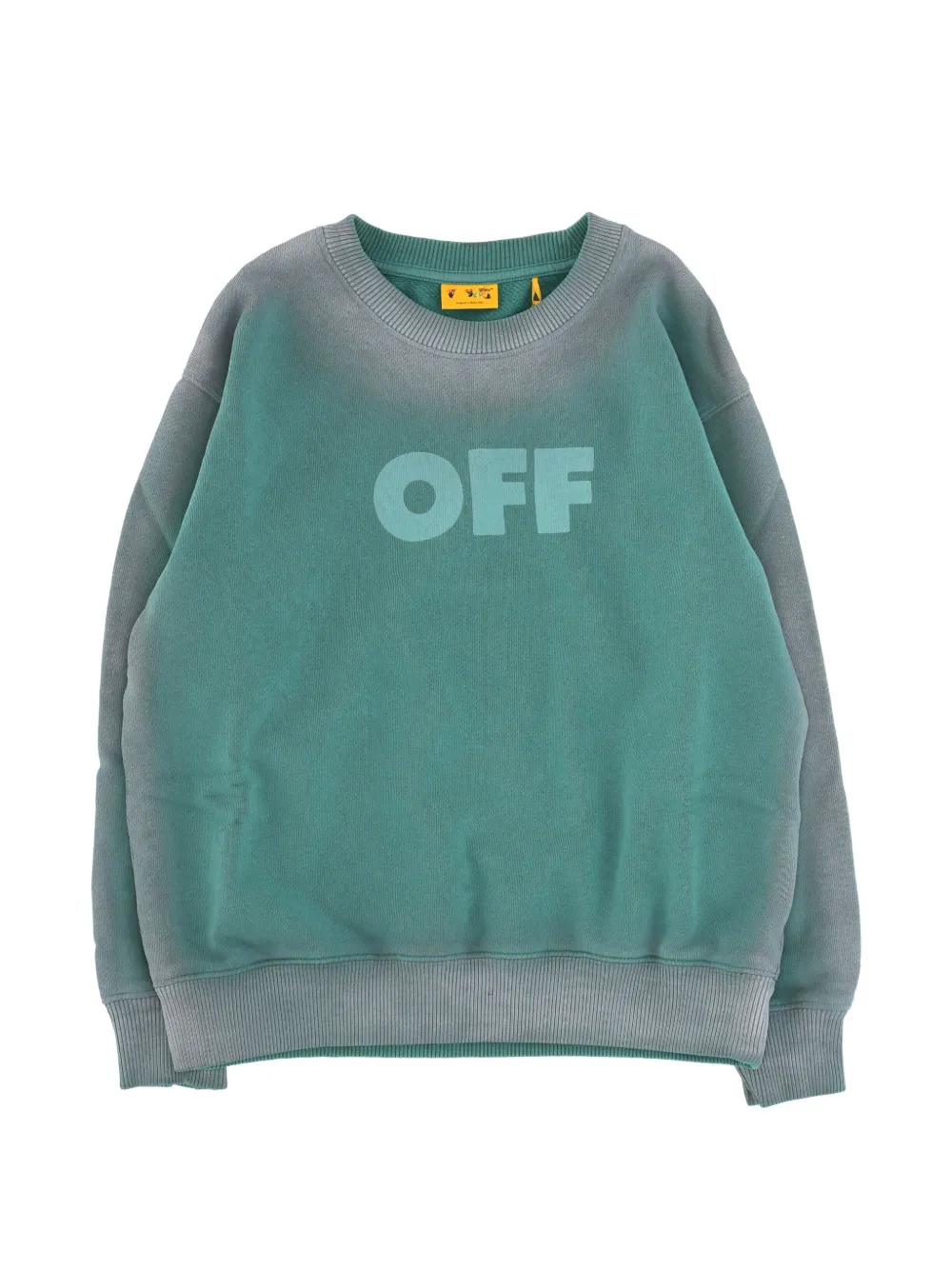 Off-White Kids Arrows-motif sweatshirt - Verde