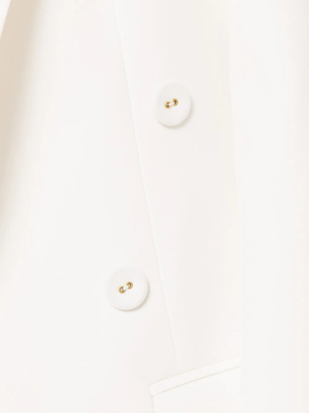 NISSA Blazer met dubbele rij knopen Wit