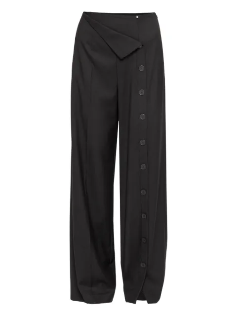 NISSA button-detail trousers