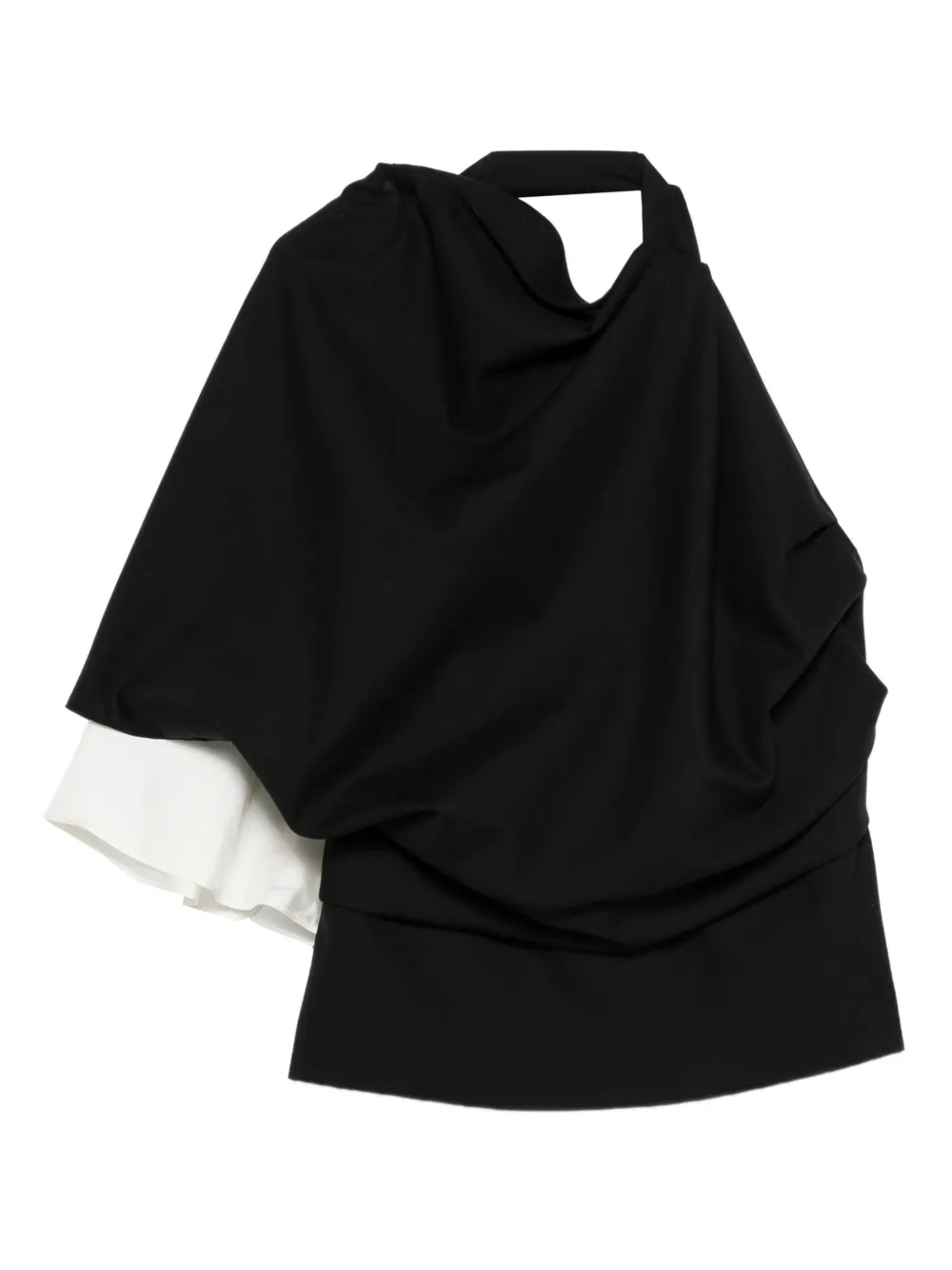 Róhe halterneck blouse - Nero