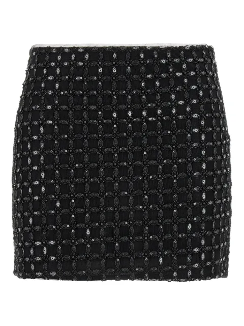 ROTATE BIRGER CHRISTENSEN sequin-embroidered mini skirt