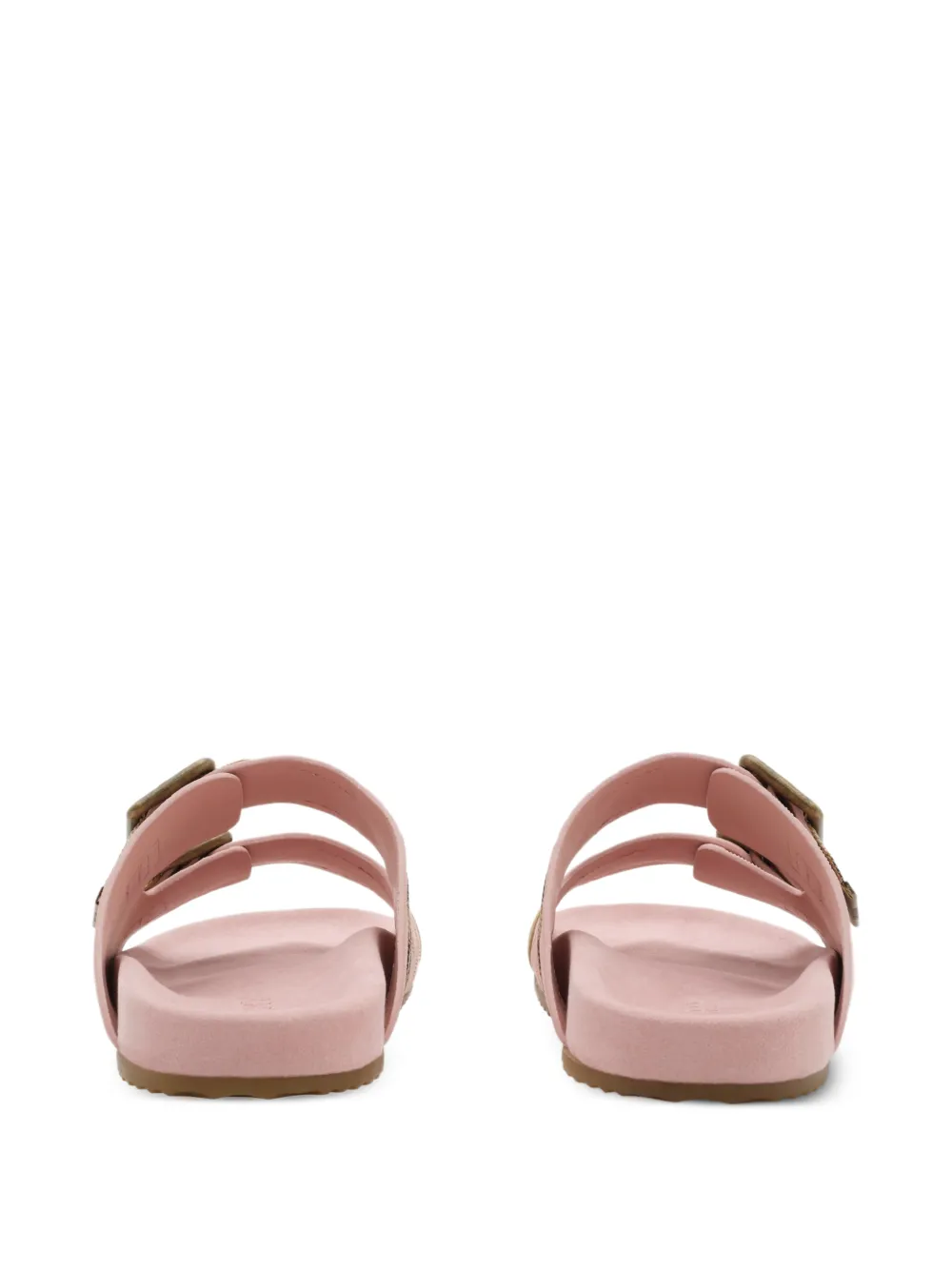 Burberry Urchin geruite sandalen met gesp Roze