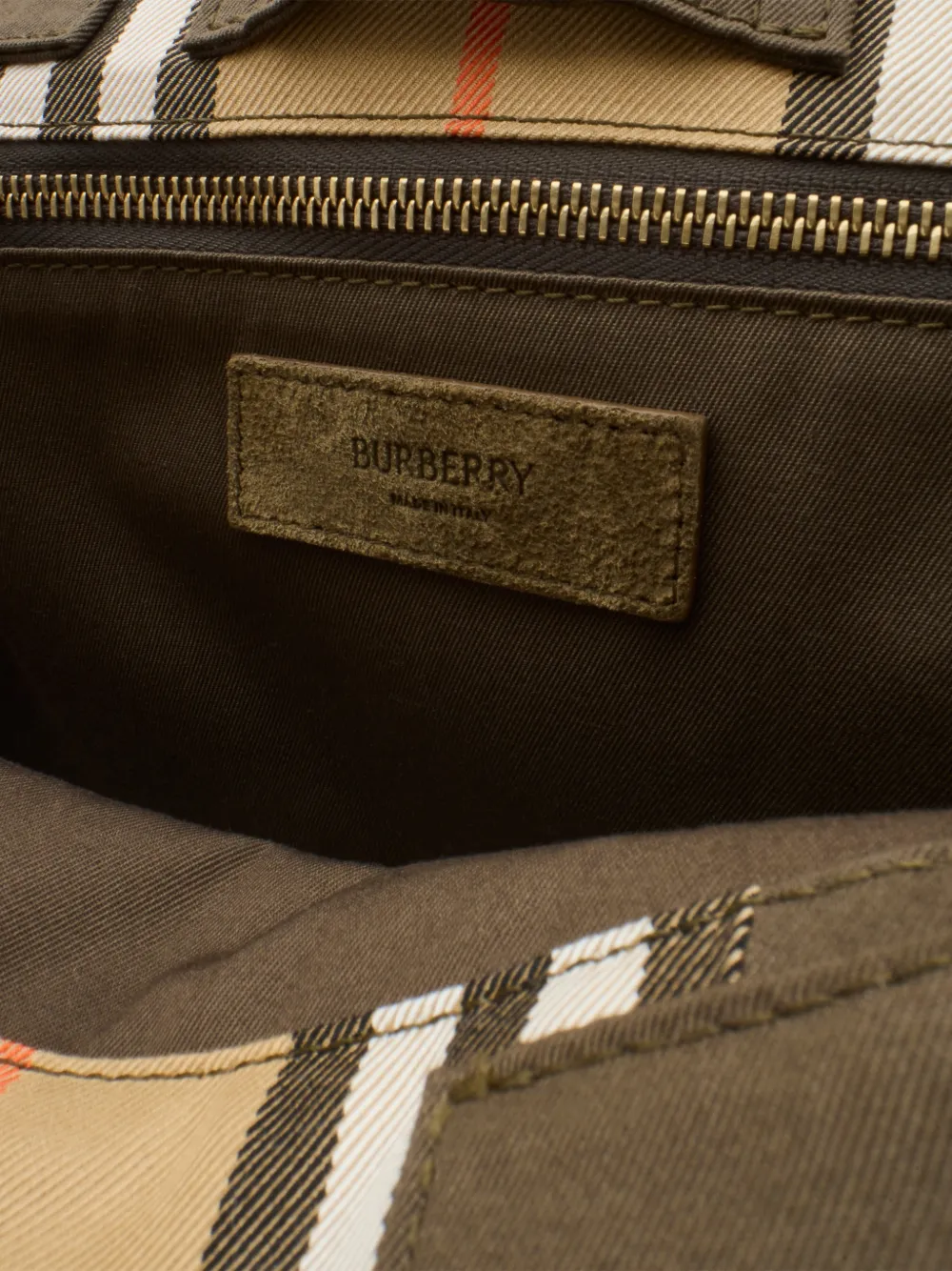 Burberry Trench geruite shopper Bruin