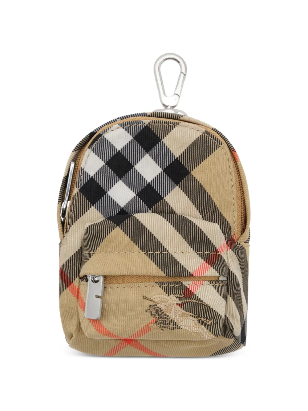 Burberry check backpack charm - Toni neutri