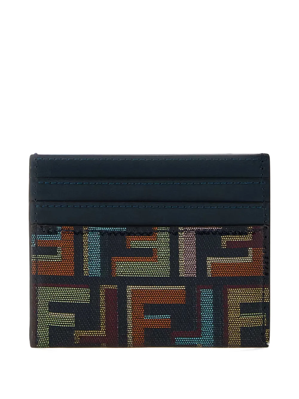  Fendi Logo-plaque Card Holder - Blue 