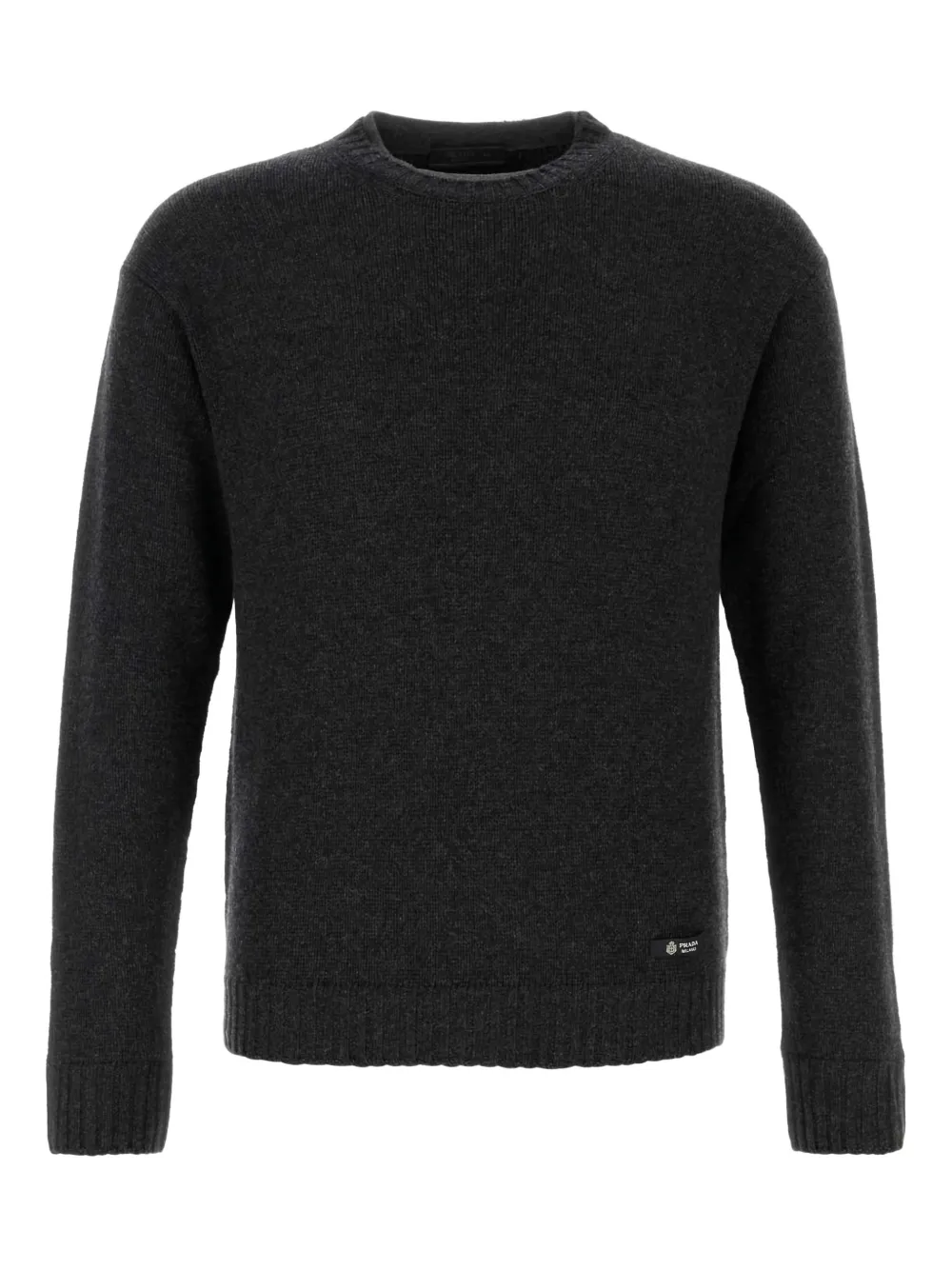 Prada ribbed-trim sweater - Grigio
