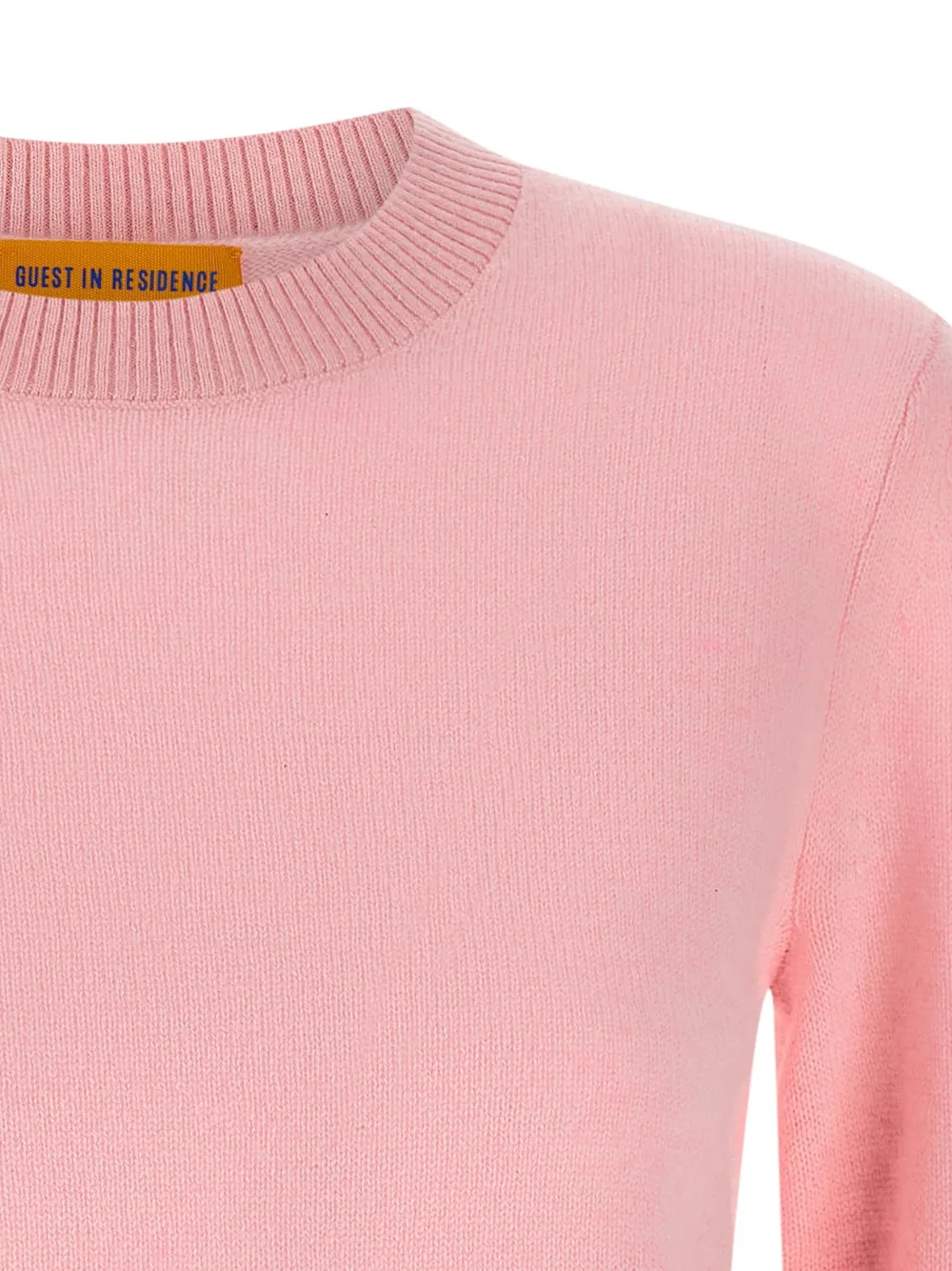 Guest In Residence Shrunken trui met ronde hals Roze