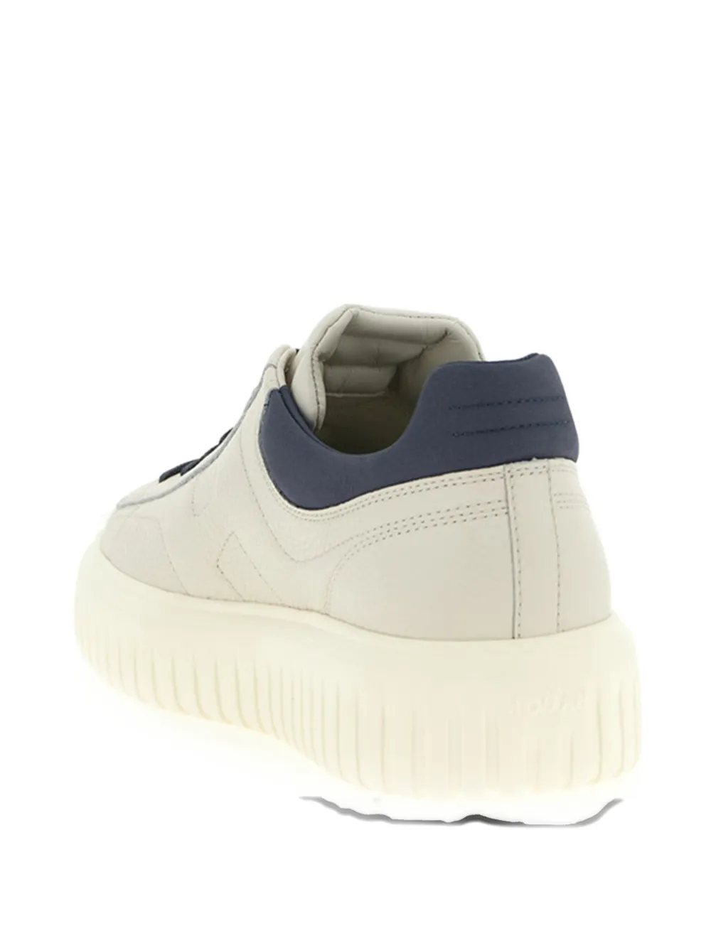 Hogan H-Stripes leather sneakers Beige