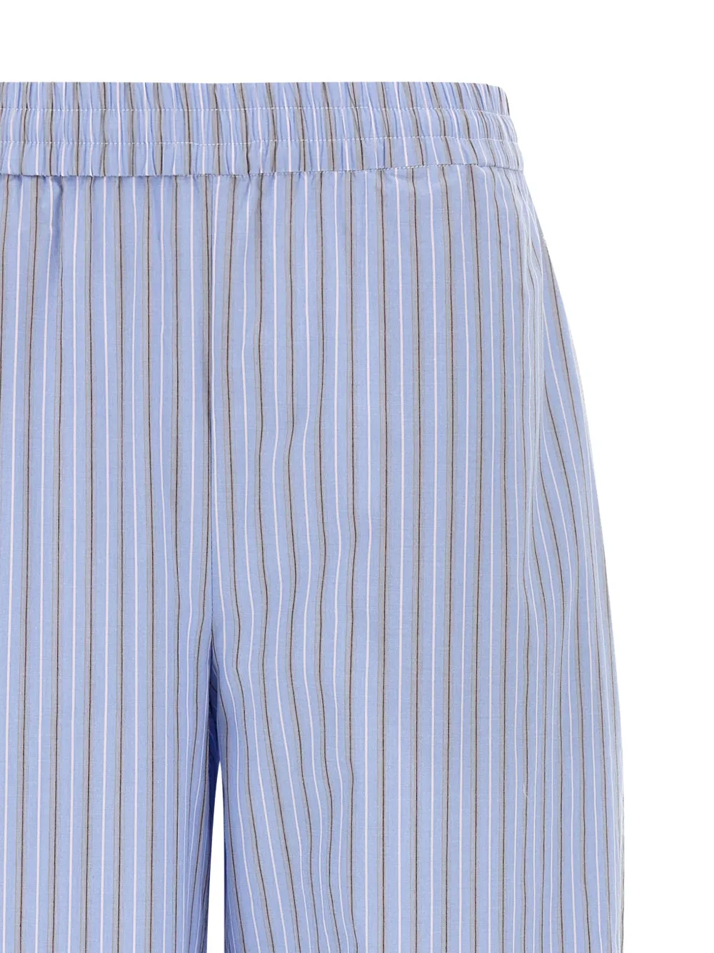 ROTATE BIRGER CHRISTENSEN Gestreepte broek met toelopende pijpen Blauw