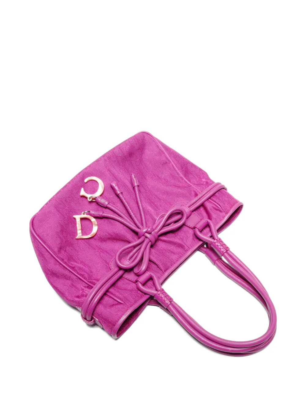 Christian Dior Pre-Owned 2008 shopper met strikdetail - Roze