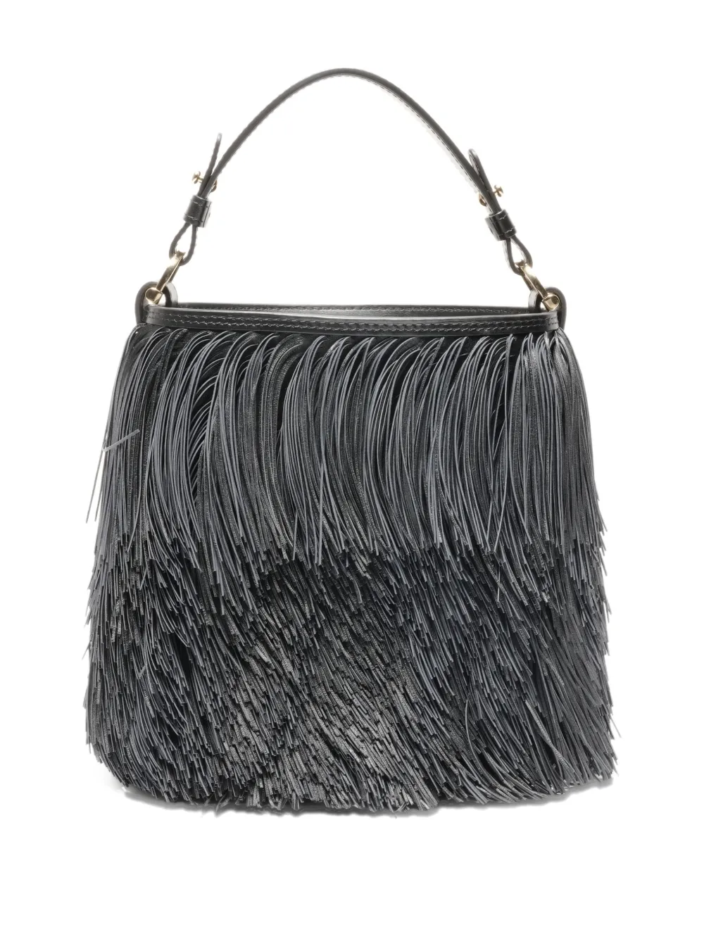 Delvaux Vintage 2023 fringe tote bag - Grigio