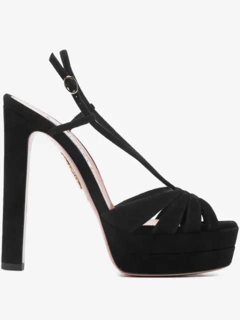 Aquazzura Aimée suede sandals