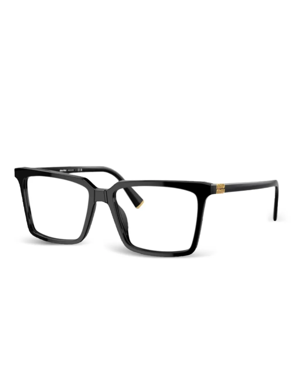 Miu Miu Eyewear lunettes de vue 08XV à monture rectangulaire | noir | Image 1