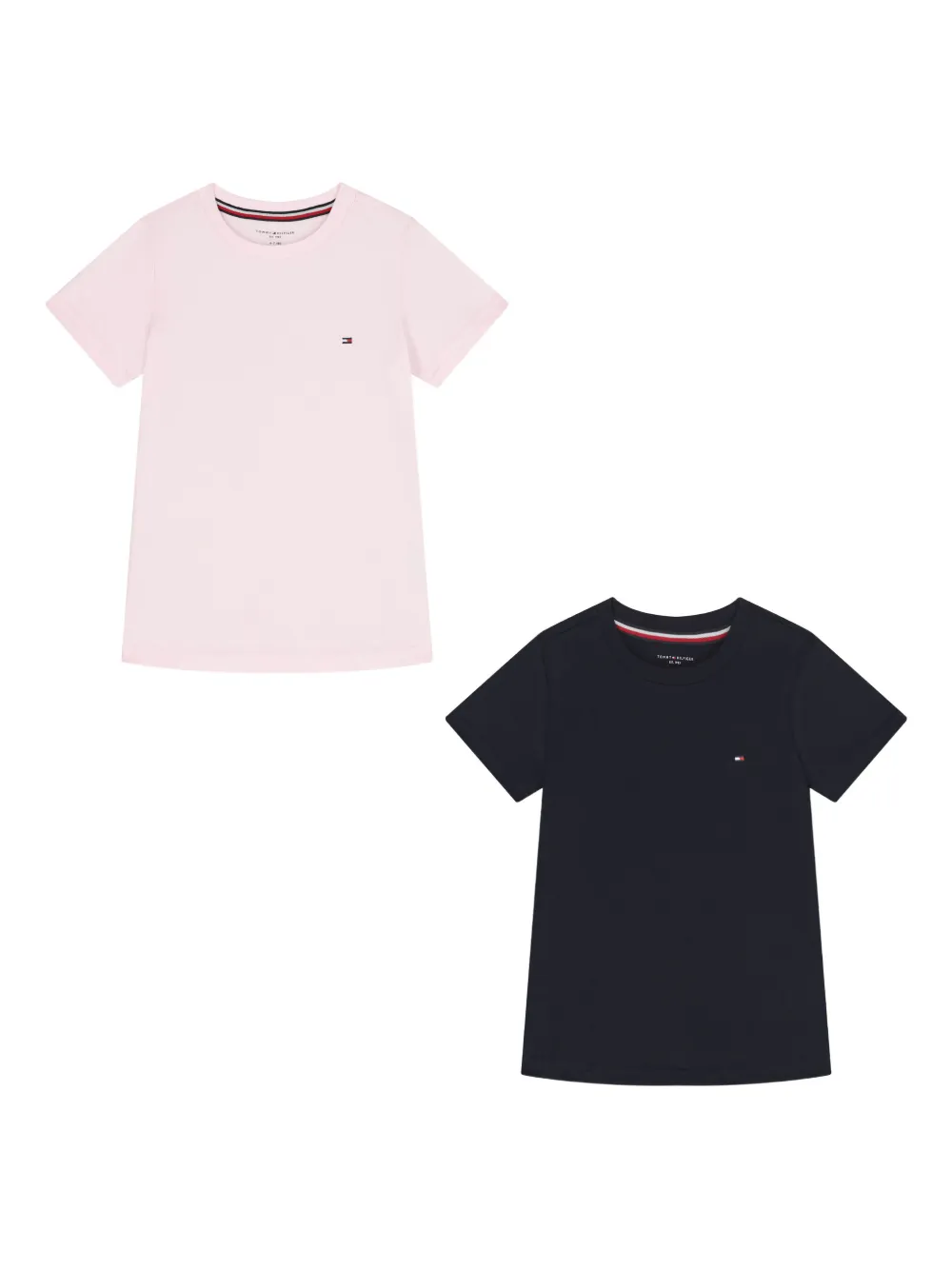 Tommy Hilfiger Junior logo 2 of set T-shirt - Rosa