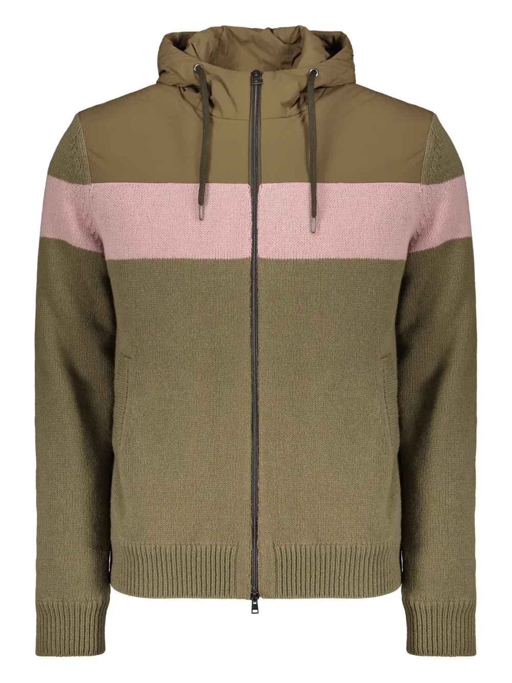 Herno stripe hoddie | verde | Image 1