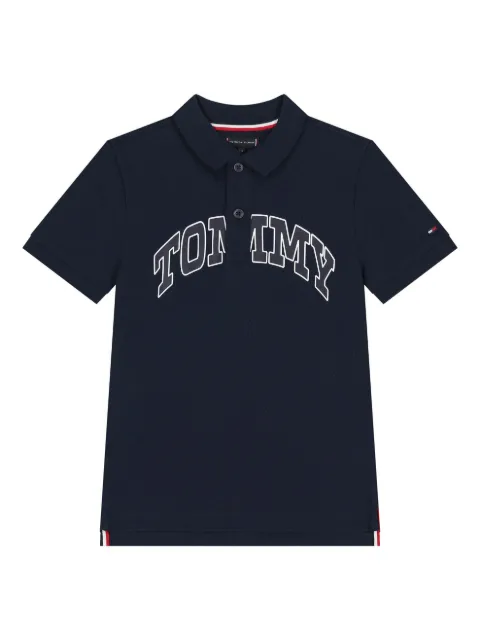 Tommy Hilfiger Junior logo cotton polo shirt