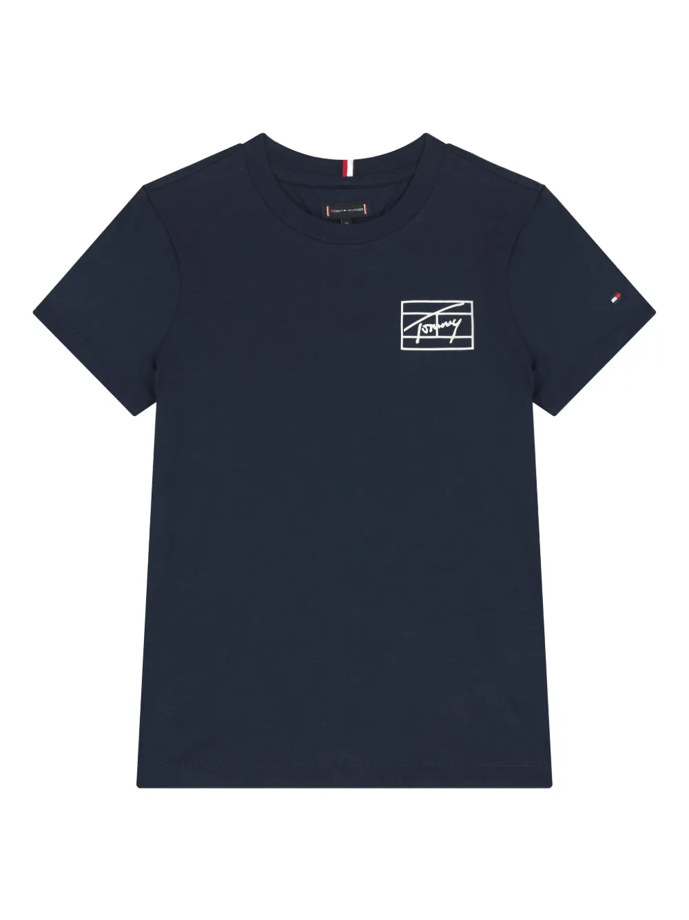 Tommy Hilfiger Junior logo graphic T-shirt - Blu