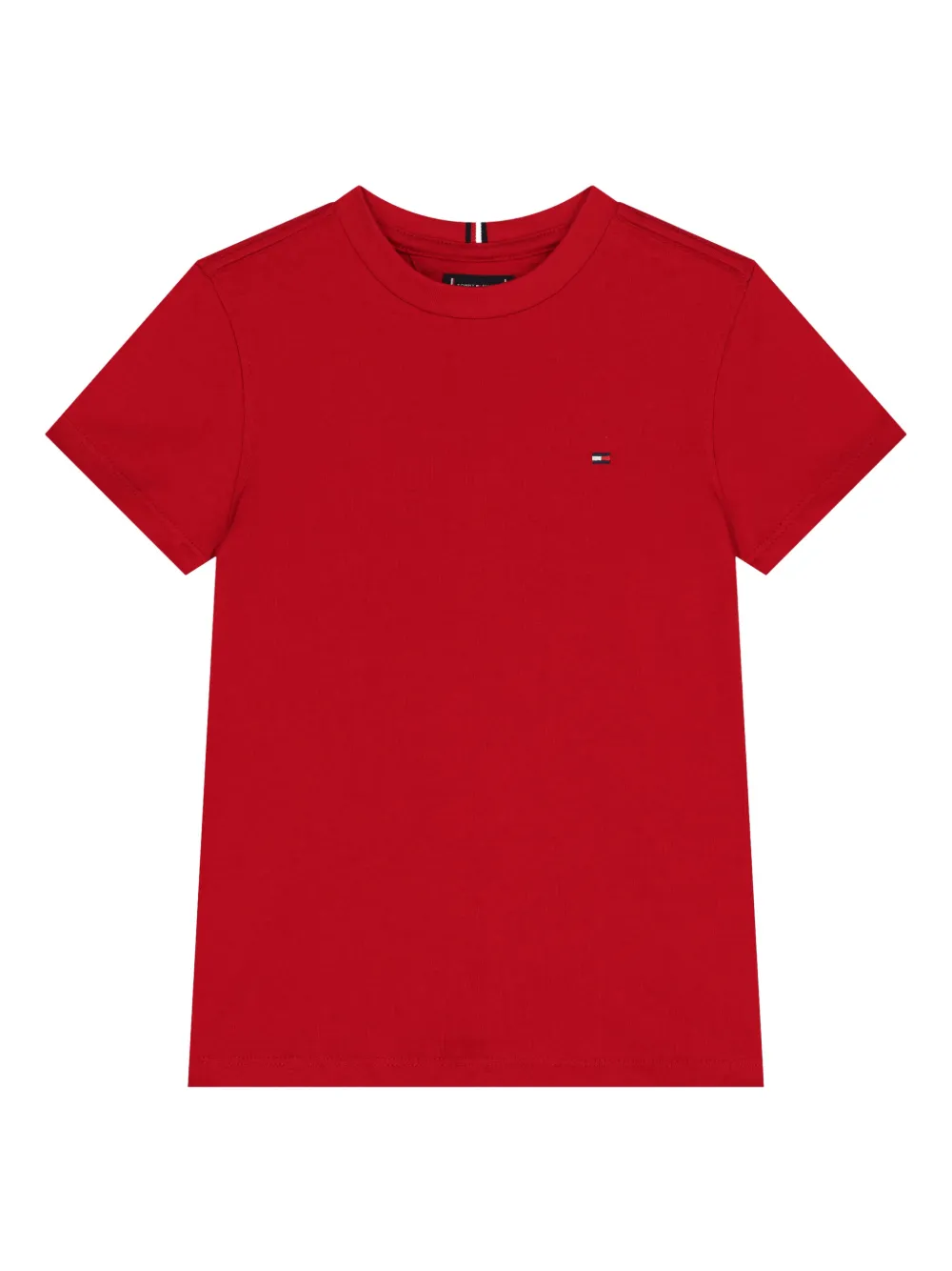 Tommy Hilfiger Junior logo cotton T-shirt - Rosso