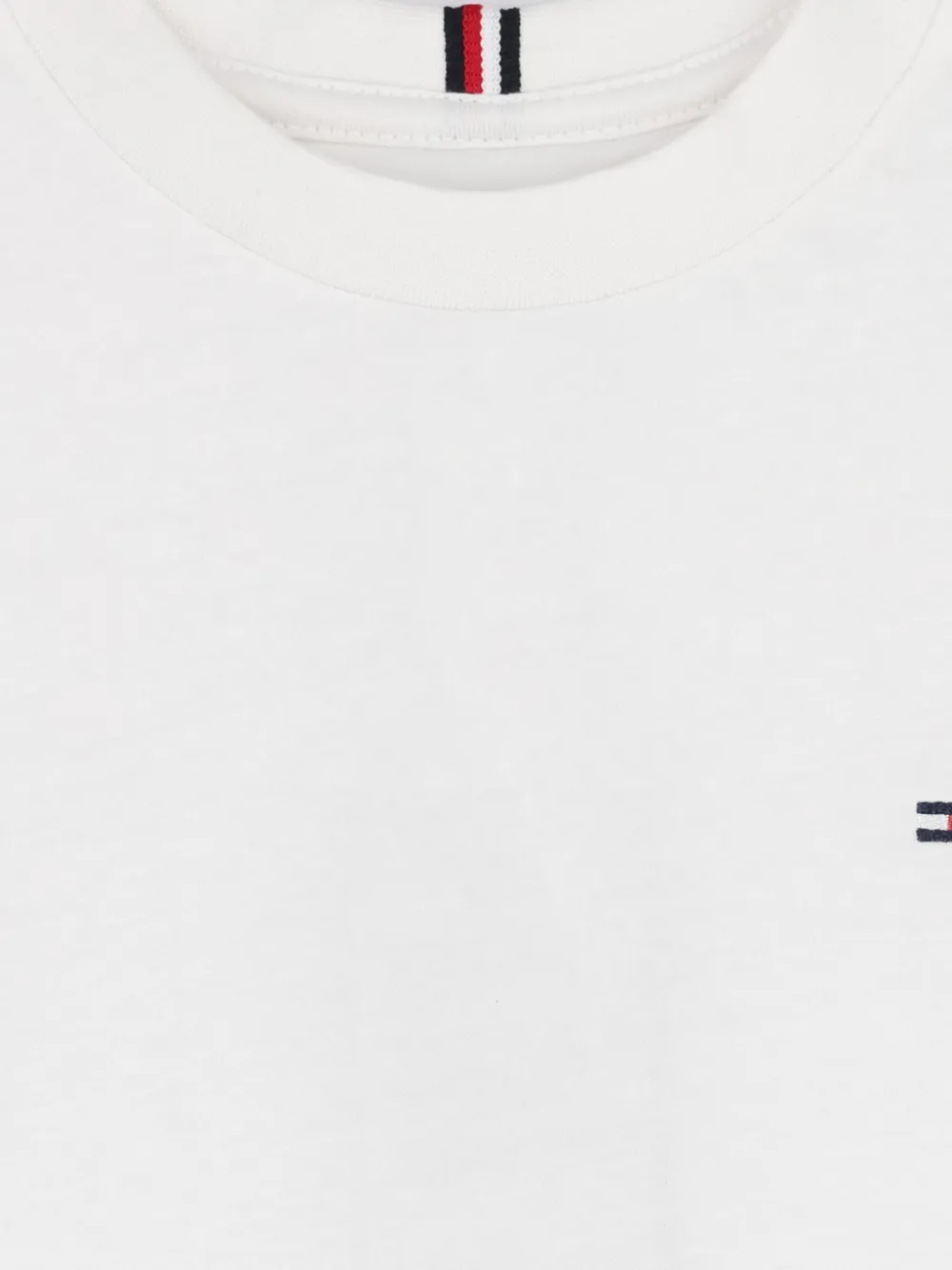 Tommy Hilfiger Junior Katoenen T-shirt Wit