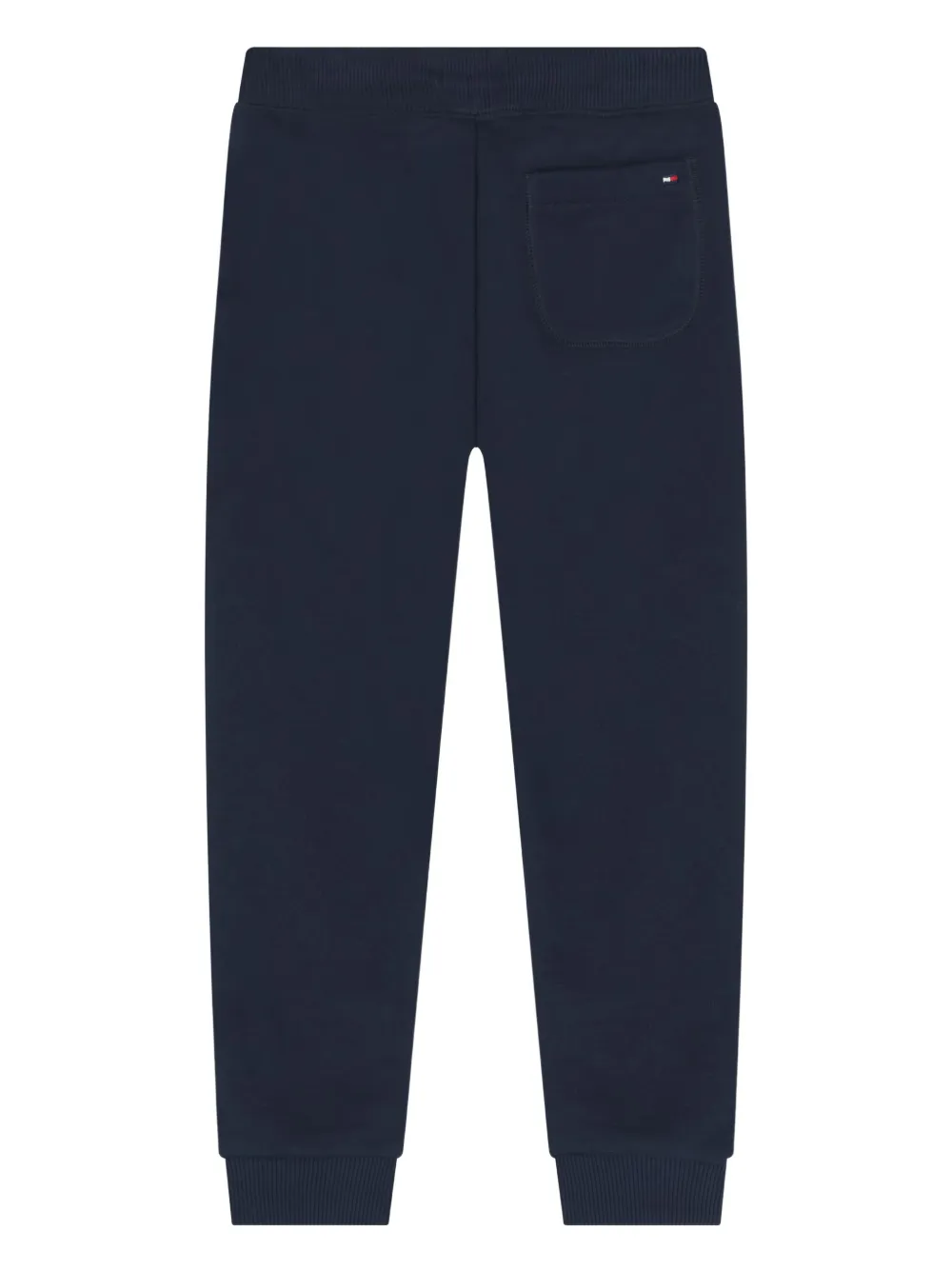 Tommy Hilfiger Junior Katoenen broek met logo Blauw