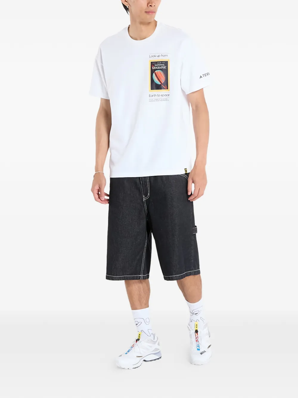 Adidas x ©National Geographic Aeroready graphic T-shirt - Wit