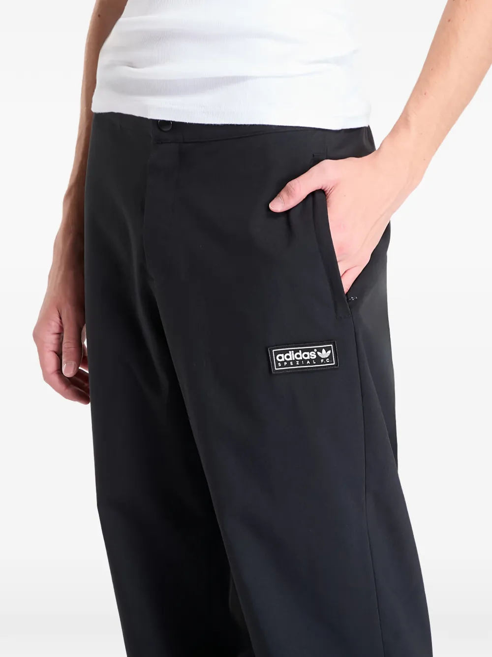 adidas Broek met logo Zwart